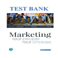 marketing real people, real choices, 10th edition by michael r. solomon, greg w. marshall and elnora w. stuart test bank