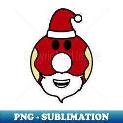 The Santa Donut - Special Edition Sublimation PNG File - Create with Confidence