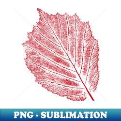 hazelnut leaf imprint - decorative sublimation png file - boost your success with this inspirational png download