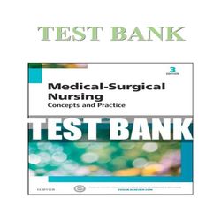 medical surgical nursing concepts and practice 3th edition dewit test bank