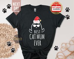 christmas cat shirt, funny christmas tshirt women men, cat lover tshirt for women men, cat lover gift, funny christmas g