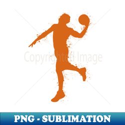 basketball player - abstract watercolor style - modern sublimation png file - vibrant and eye-catching typography