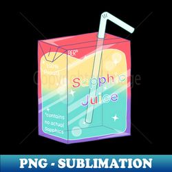 sapphic juice pride juice box - premium png sublimation file - perfect for personalization