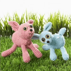 doe and fawn toys crochet pattern, digital file pdf, digital pattern pdf, crochet pattern