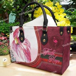 Flamingo Scyrub Leather Handbag, Flamingo Bags And Purses, Flamingo Lover's Handbag