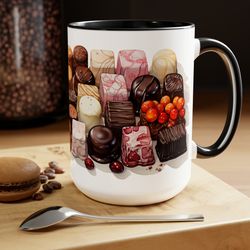 chocolate coffee mug chocolate lover coffee cup chocoholic tea cup rich chocola