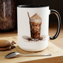 chocolate latte mug coffee lover chocolate cup latte art coffee mug cocoa tea m