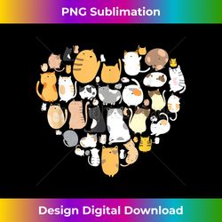 cats cute kitty heart love cat anime kawaii neko boys girls - sublimation-optimized png file - spark your artistic genius