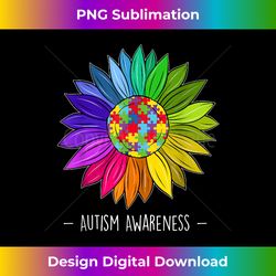 floral autism awareness daisy flower for women - urban sublimation png design - enhance your art with a dash of spice