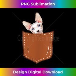 funny sphynx cat in my pocket,sphynx lover owner tank top - luxe sublimation png download - infuse everyday with a celebratory spirit