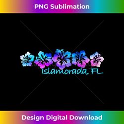 islamorada, fl tropical flower - vacation beach - innovative png sublimation design - elevate your style with intricate details