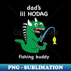 lil hodag - dads lil hodag fishing buddy childrens character - sublimation-ready png file - unlock vibrant sublimation designs