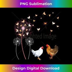 dandelion chicken farmer chicken floral dandelion spread - sublimation-optimized png file - challenge creative boundaries