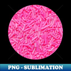 pink sprinkles candy photo circle - aesthetic sublimation digital file - perfect for creative projects