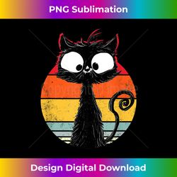 funny vintage cat  black cat  cat owner gift  retro cat - contemporary png sublimation design - channel your creative rebel