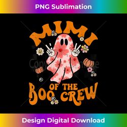 mimi boo crew groovy matching family halloween men women - luxe sublimation png download - customize with flair