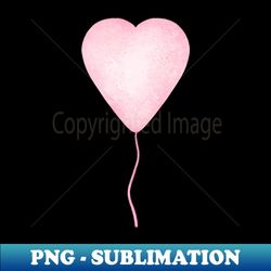 valentines day balloon heart - unique sublimation png download - create with confidence