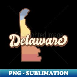 delaware retro - trendy sublimation digital download - unlock vibrant sublimation designs