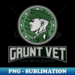 grunt vet  army veteran  america  military  army - aesthetic sublimation digital file - boost your success with this inspirational png download