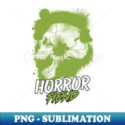 horror fiend spooky scary skull scary movies - creative sublimation png download - unlock vibrant sublimation designs