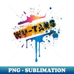 tang splash paint - elegant sublimation png download - bold & eye-catching