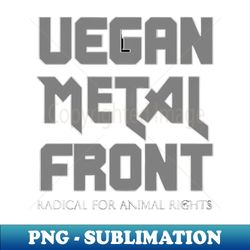 vegan metal front - vintage sublimation png download - defying the norms