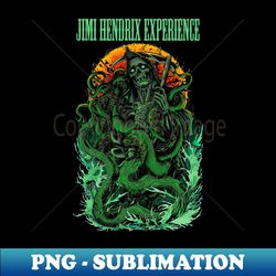 jimi hendrix experience band - exclusive sublimation digital file - vibrant and eye-catching typography