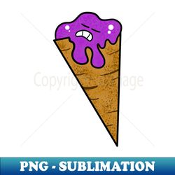 purple ice cream - unique sublimation png download - enhance your apparel with stunning detail