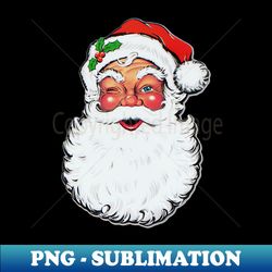 santa claus - png transparent sublimation file - transform your sublimation creations