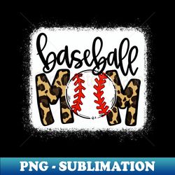 baseball mom leopard baseball mama christmas - stylish sublimation digital download - instantly transform your sublimation projects