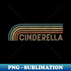 cinderella retro stripes - png transparent digital download file for sublimation - perfect for sublimation art