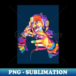 rap musician - png transparent digital download file for sublimation - perfect for sublimation mastery