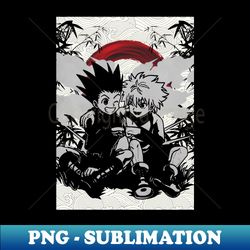 killua and gon - unique sublimation png download - bold & eye-catching