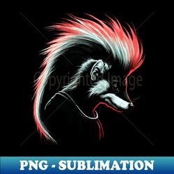 mullet skunk - signature sublimation png file - fashionable and fearless