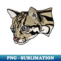 ocelot - instant sublimation digital download - bold & eye-catching