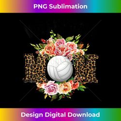 volleyball mom floral flowers volleyball mothers day - innovative png sublimation design - elevate your style with intricate details