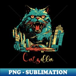 catzilla - elegant sublimation png download - add a festive touch to every day