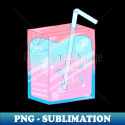 transgender juice pride juice box - png transparent sublimation design - perfect for personalization