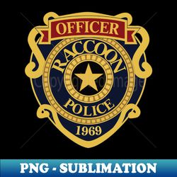 raccoon city police department - premium png sublimation file - stunning sublimation graphics