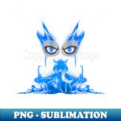 blue fire stay away t shirt - decorative sublimation png file - enhance your apparel with stunning detail