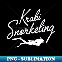 krabi snorkeling - png transparent digital download file for sublimation - spice up your sublimation projects