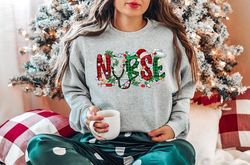 christmas nursing sweatshirt, nursing school t shirt,nurse christmas shirt, christmas shirt, 2022 christmas,nurse shirt,