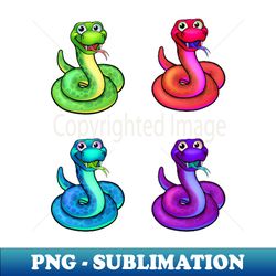 cute snake - decorative sublimation png file - unleash your inner rebellion