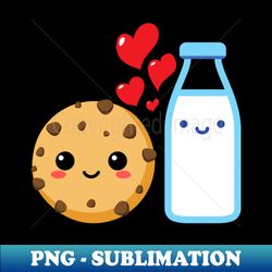 love freshly baked cookies-cookie and milk - special edition sublimation png file - revolutionize your designs