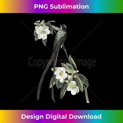 fork tailed flycatcher scissortail garden flower bird lover - contemporary png sublimation design - craft with boldness and assurance