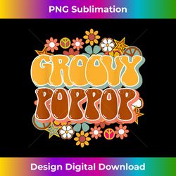groovy poppop retro matching family baby shower father's day - timeless png sublimation download - challenge creative boundaries