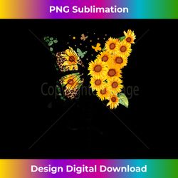 butterfly sunflower faith nature women - innovative png sublimation design - animate your creative concepts