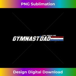 gymnast dad vintage toy logo gymnastics parent t- - futuristic png sublimation file - customize with flair