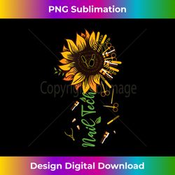 nail tech artist sunflower funny nails boss salon manicurist - classic sublimation png file - customize with flair