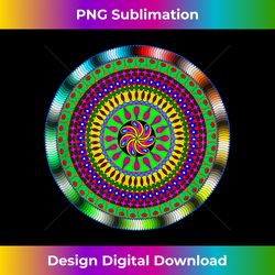 mandala abstract design - bright colors circles - innovative png sublimation design - tailor-made for sublimation craftsmanship